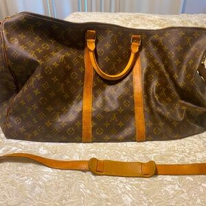 Authentic Louis Vuitton Keepall Bandoliere 60